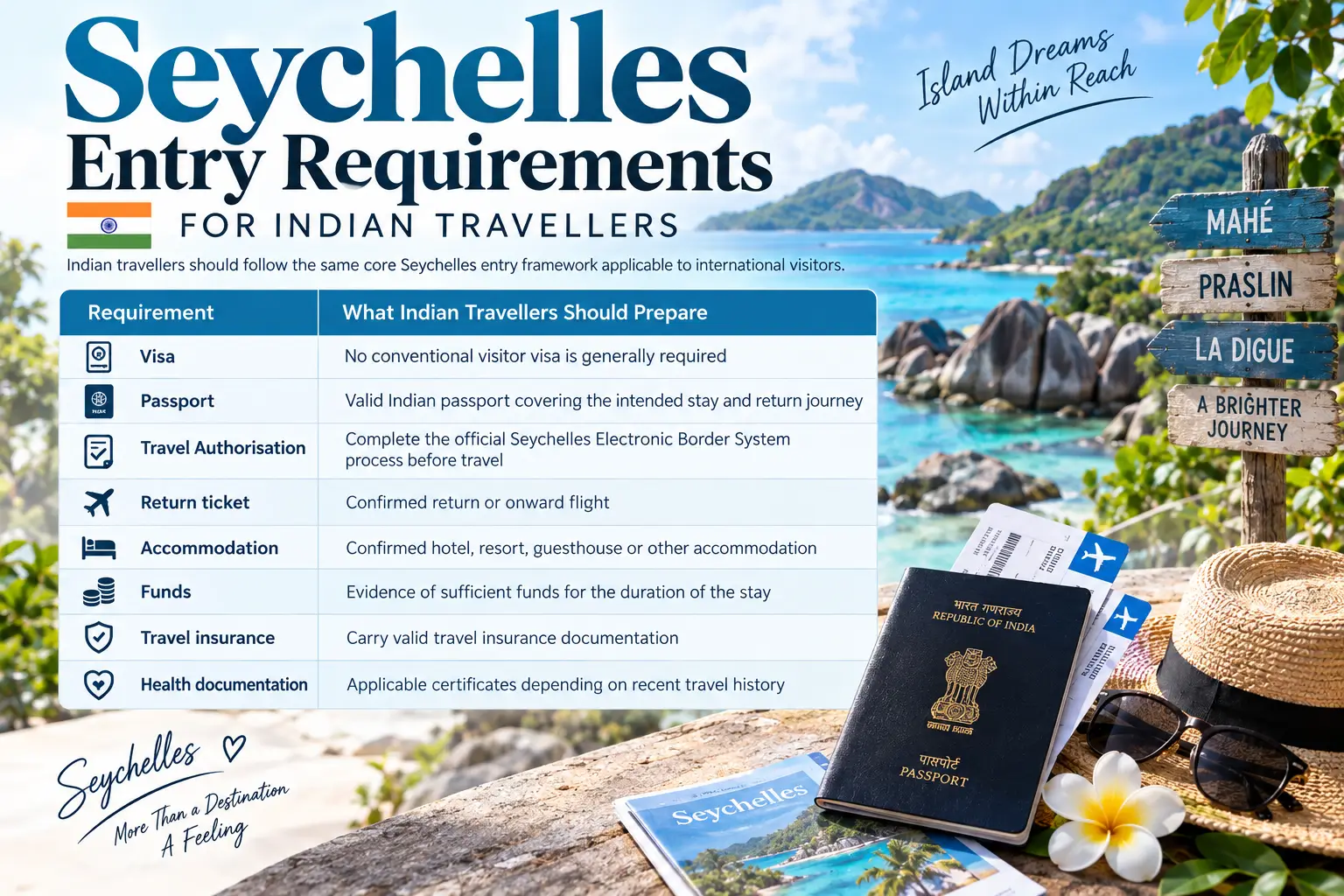 Seychelles Entry Requirements for Indian Travellers