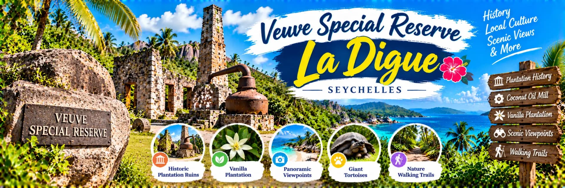 Veuve Special Reserve, La Digue: Visitor Guide